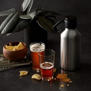 Rabbit Insulated Beverage Growler, Stainless Steel